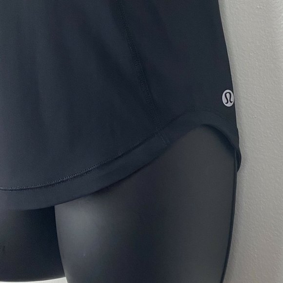 Lululemon Sculpt Cutout Tank Black Top Mesh 4/6 - Picture 5 of 9